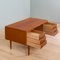 Light Teak Freestanding Desk with Back Cabinet by J. Svenstrup for A.P. Møbler, Denmark, 1960s 13