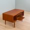 Light Teak Freestanding Desk with Back Cabinet by J. Svenstrup for A.P. Møbler, Denmark, 1960s 11