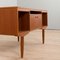 Light Teak Freestanding Desk with Back Cabinet by J. Svenstrup for A.P. Møbler, Denmark, 1960s 18