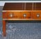 Burr Yew & Elm Brass Military Campaign 3 Drawer Coffee Table, Image 10