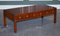 Burr Yew & Elm Brass Military Campaign 3 Drawer Coffee Table 2