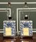 Chinese Blue & White Porcelain Table Lamps by Ralph Lauren, Set of 2, Image 5