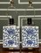 Chinese Blue & White Porcelain Table Lamps by Ralph Lauren, Set of 2, Image 12