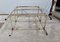 Glass and Brass Serving Bar Cart in the style of Vandel, 1980s 25