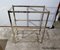 Glass and Brass Serving Bar Cart in the style of Vandel, 1980s 22