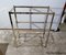 Glass and Brass Serving Bar Cart in the style of Vandel, 1980s, Image 22
