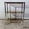 Glass and Brass Serving Bar Cart in the style of Vandel, 1980s, Image 15