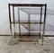 Glass and Brass Serving Bar Cart in the style of Vandel, 1980s, Image 13