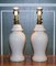 Vintage Cream Coloured Porcelain Lamps, 1970s, Set of 2 13