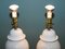 Lámparas vintage de porcelana en color crema, años 70, Imagen 2
