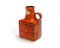 Orange Bay West Germany Vase by Bodo Mans, 1960s from Bay Keramik 1