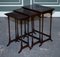 Victorian Nesting Tables with Bamboo Legs, 1920s, Set of 3 4