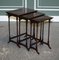 Victorian Nesting Tables with Bamboo Legs, 1920s, Set of 3 1