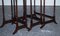 Tavolini ad incastro vittoriani con gambe in bambù, anni '20, set di 3, Immagine 11