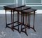 Victorian Nesting Tables with Bamboo Legs, 1920s, Set of 3 2