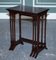 Victorian Nesting Tables with Bamboo Legs, 1920s, Set of 3 12