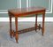 Victorian Carved Walnut Whatnot Console Table, 1920s 1