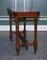 Victorian Carved Walnut Whatnot Console Table, 1920s 7