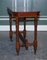 Victorian Carved Walnut Whatnot Console Table, 1920s, Image 7