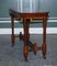 Victorian Carved Walnut Whatnot Console Table, 1920s, Image 5