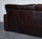 Vintage Brown Leather Sofa, 1980s 17
