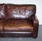 Vintage Brown Leather Sofa, 1980s 10