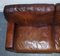 Vintage Brown Leather Sofa, 1980s 6