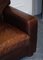 Vintage Brown Leather Sofa, 1980s 5
