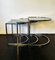 Italian Smoked Glass & Chrome Nesting Tables attributed to Vico Magistretti, 1960s, Set of 3, Image 3