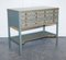 Eucalyptus Green & Gold Console Table Sideboard Strawberry Thief by William Morris, 1970s, Image 2