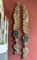 18th Century Italian Handcarved Polychrome Painted Pilaster Friezes, Set of 2 12
