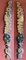 Frisos de pilastra italianos policromados tallados a mano, siglo XVIII. Juego de 2, Imagen 19