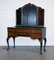 Hand Painted Carbon & Bronze Colour Dressing Table with Burr Walnut Drawers, 1920s 2