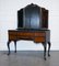 Hand Painted Carbon & Bronze Colour Dressing Table with Burr Walnut Drawers, 1920s, Image 2