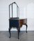 Hand Painted Carbon & Bronze Colour Dressing Table with Burr Walnut Drawers, 1920s 11