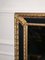 Vintage Italian Gilded Gold and Black Lacquered Square Wall Mirror, 1970s 6