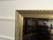 Espejo biselado vintage dorado de madera dorada, Imagen 6