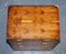 Cassettiera vintage in legno di Burr Yew con maniglie in ottone, Immagine 12