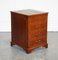 Yew Wood Gold Embossed Green Leather Top Filling Cabinet 1