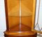 Vintage English Yew Wood Corner Cabinet 12