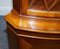 Vintage English Yew Wood Corner Cabinet 5