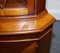 Vintage English Yew Wood Corner Cabinet 6