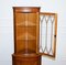 Vintage English Yew Wood Corner Cabinet 14