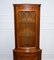 Vintage English Yew Wood Corner Cabinet 2
