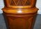 Vintage English Yew Wood Corner Cabinet, Image 4