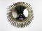 Vintage Brass Sunburst Mirror, 1970s, Image 1