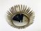 Vintage Brass Sunburst Mirror, 1970s, Image 2