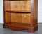 Tall Vintage Yew Open Bookcase with Adjustable Shelfs 5