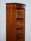 Tall Vintage Yew Open Bookcase with Adjustable Shelfs 8
