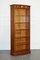 Tall Vintage Yew Open Bookcase with Adjustable Shelfs 1